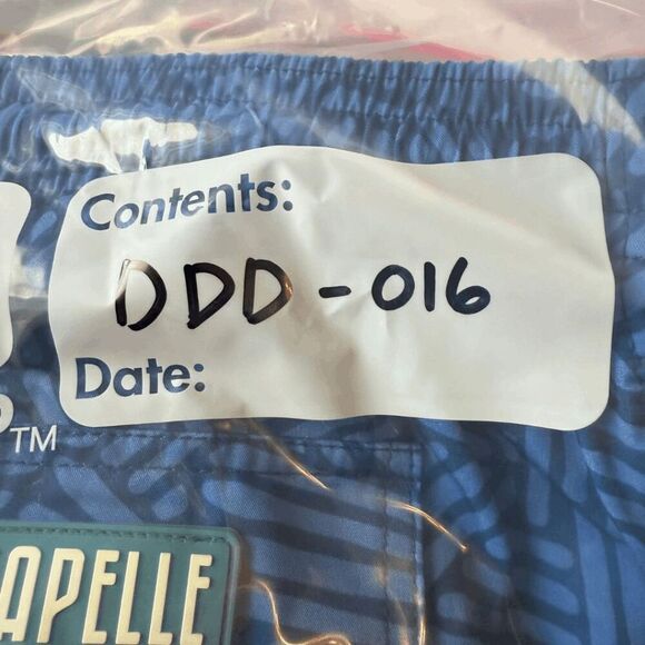 Capelle Miami Mens Collins Mid-Length Hybrid Swim Trunks Shorts Blue Lake Large - Picture 7 of 7